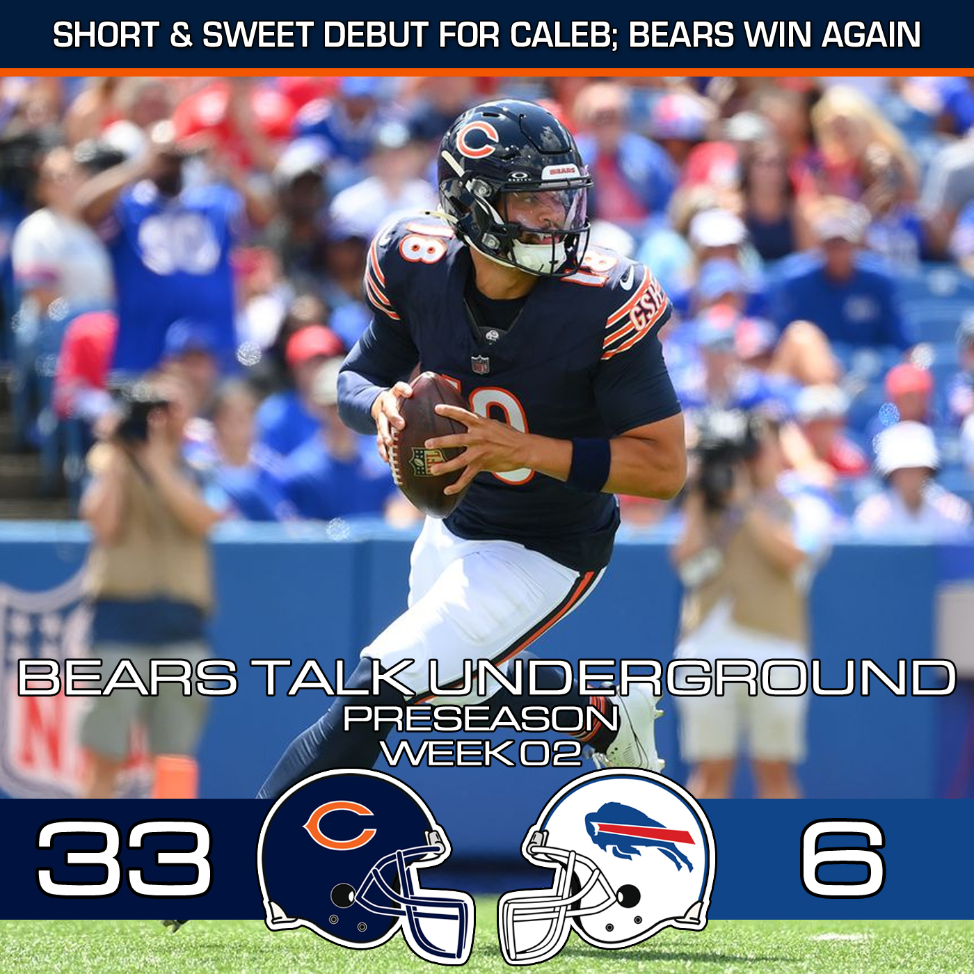 Pre-season Week Two Review - Caleb Era Begins w/Bears Win episode artwork