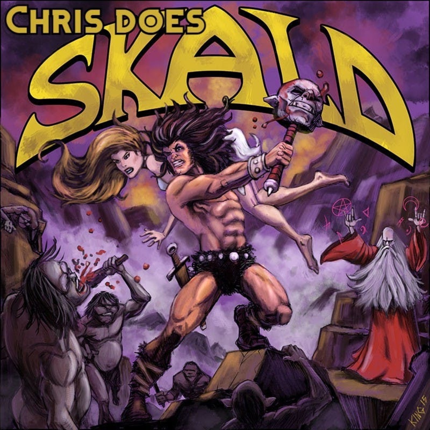 Chris does SKALD 86: Maul in the Roiling Underneath episode artwork