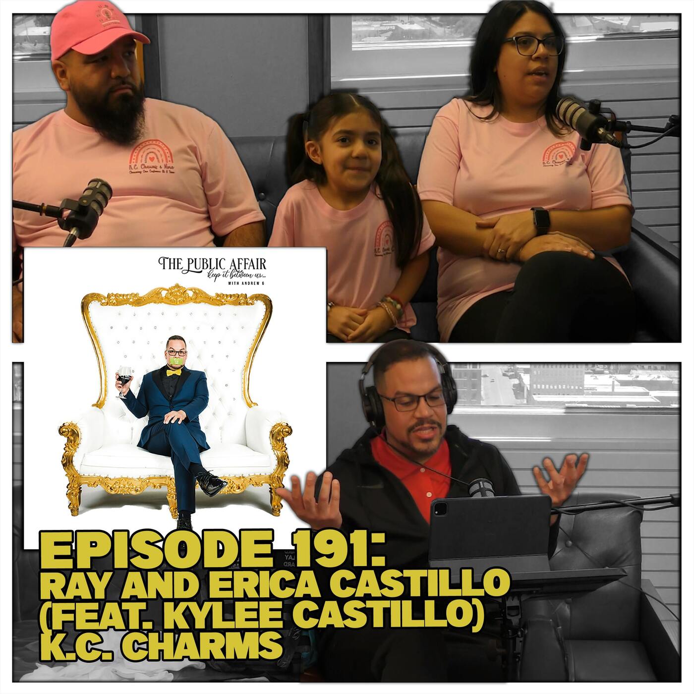 Ray and Erica Castillo (feat. Kylee Castillo) K.C. Charms episode artwork