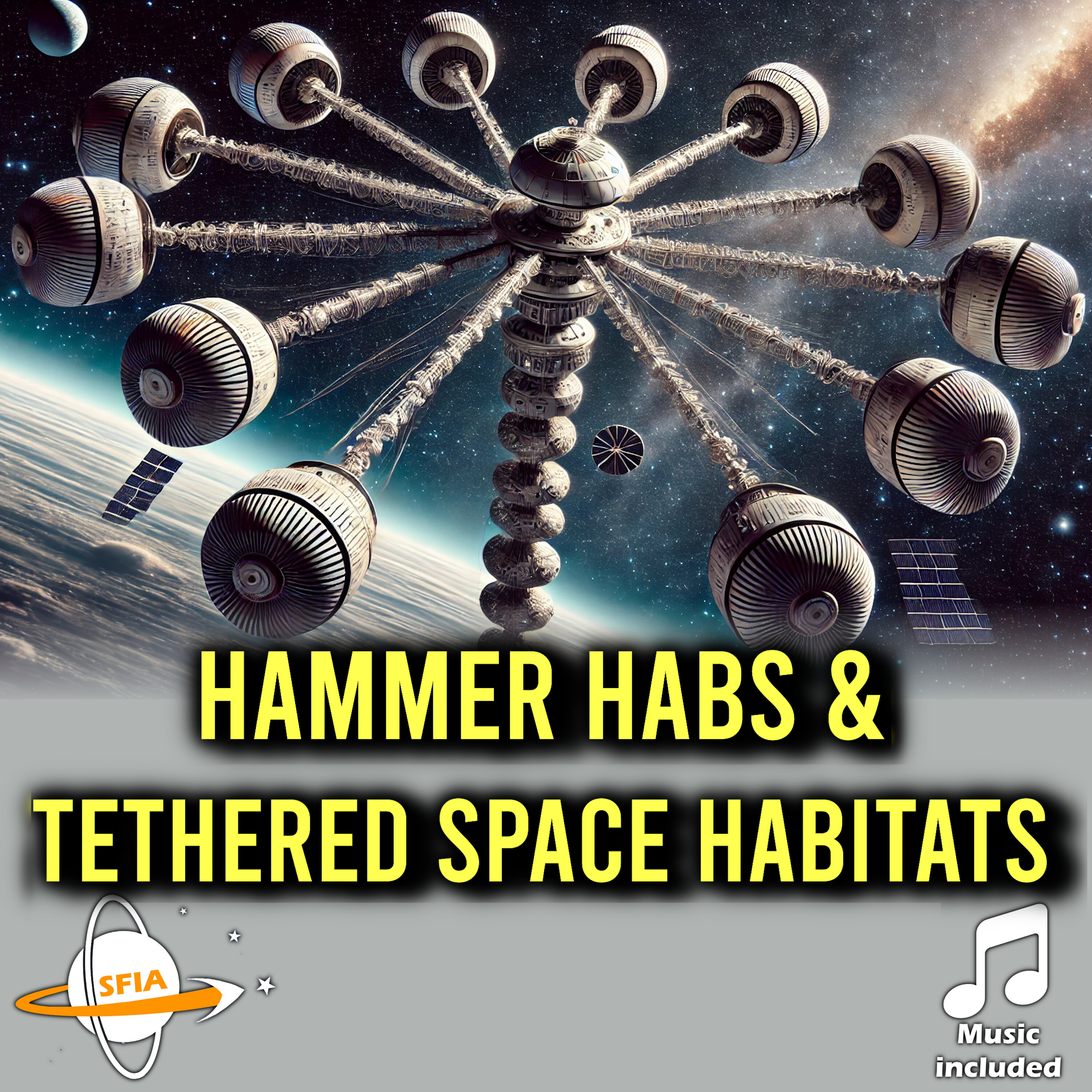 Hammer Habs & Tethered Space Habitats - podcast episode cover