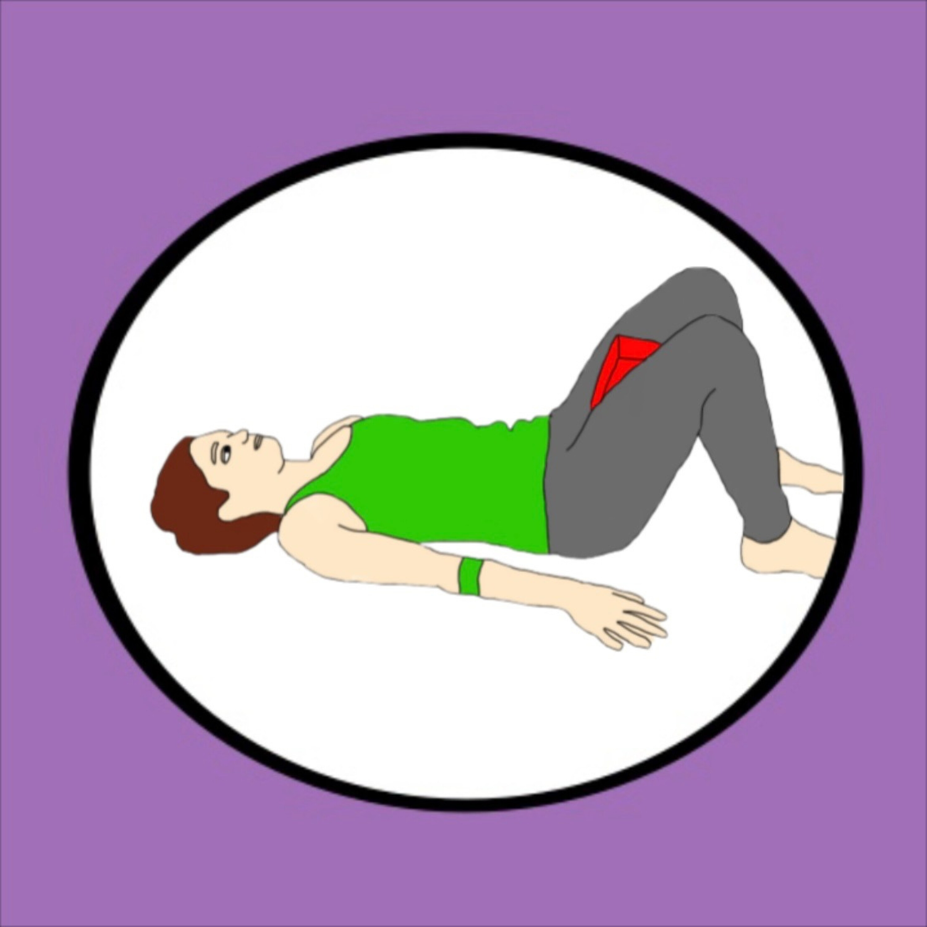 Core Crunches With a Block