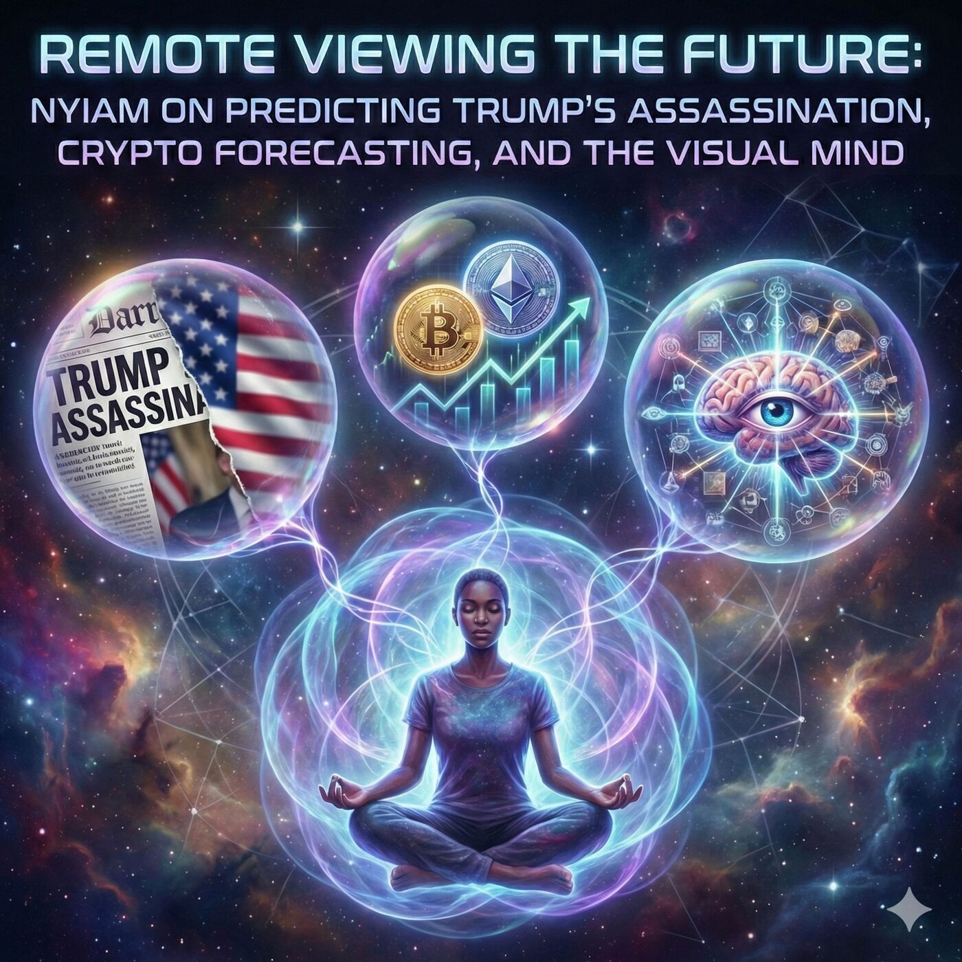Remote Viewing the Future: Nyiam on Predicting Trump’s Assassination, Crypto Forecasting, and the Visual Mind - Part 1