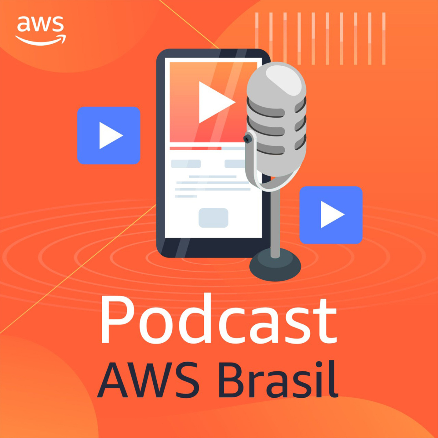 Podcast AWS Brasil - podcast cover