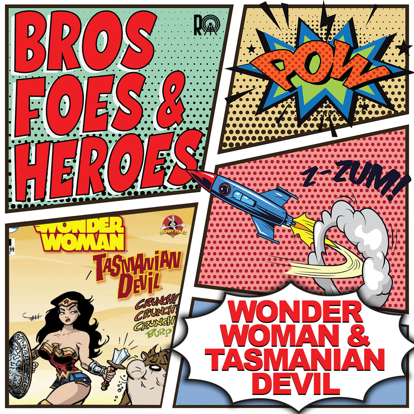 Wonder Woman meets the Tasmanian Devil