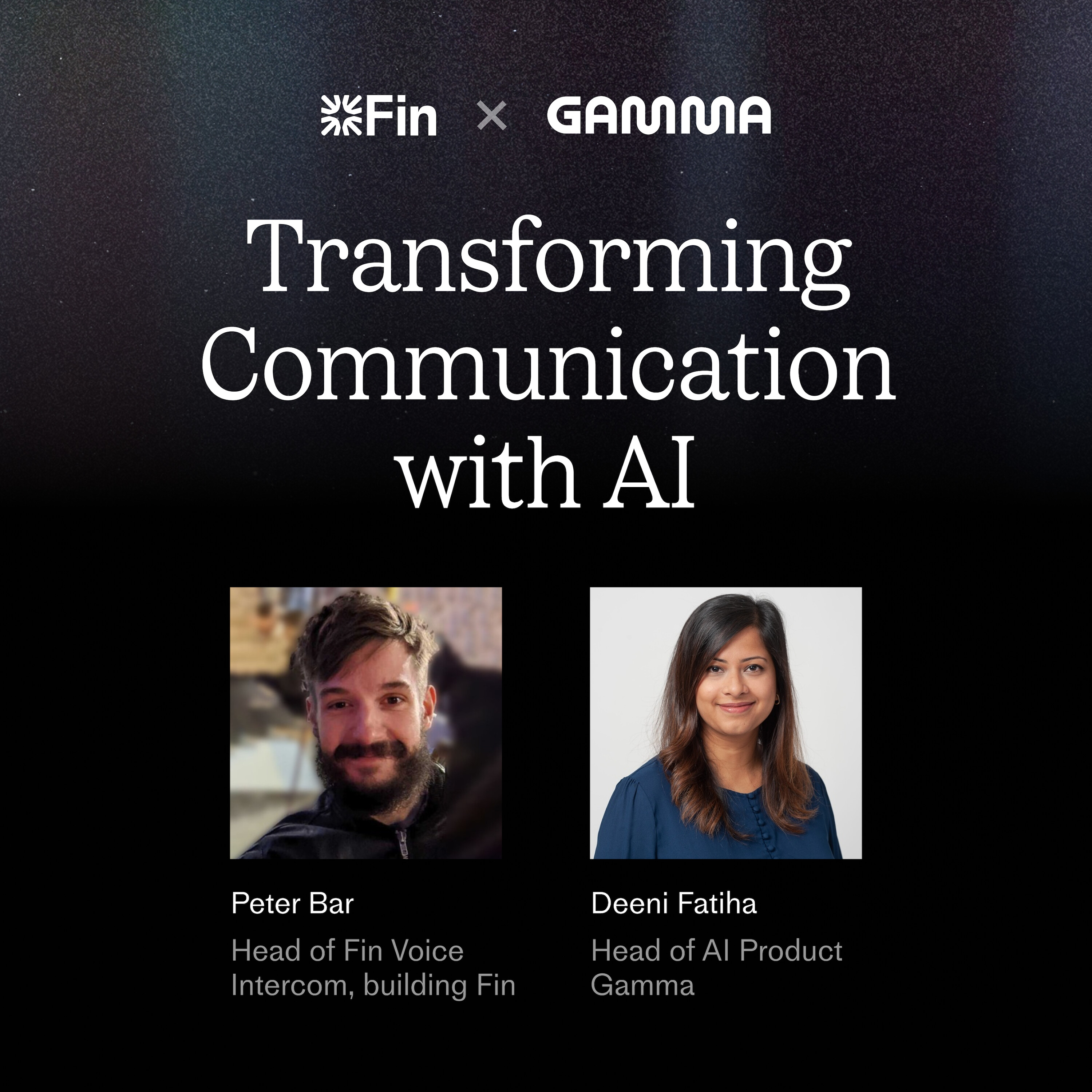 Fin x Gamma meetup: Transforming Communication with AI episode artwork