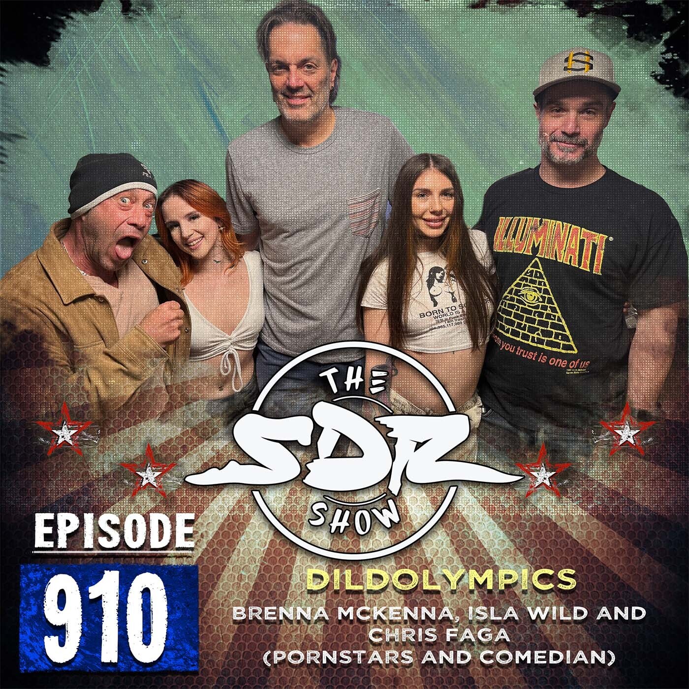 Brenna McKenna, Isla Wild and Chris Faga (Pornstars and Comedian) - Dildolympics