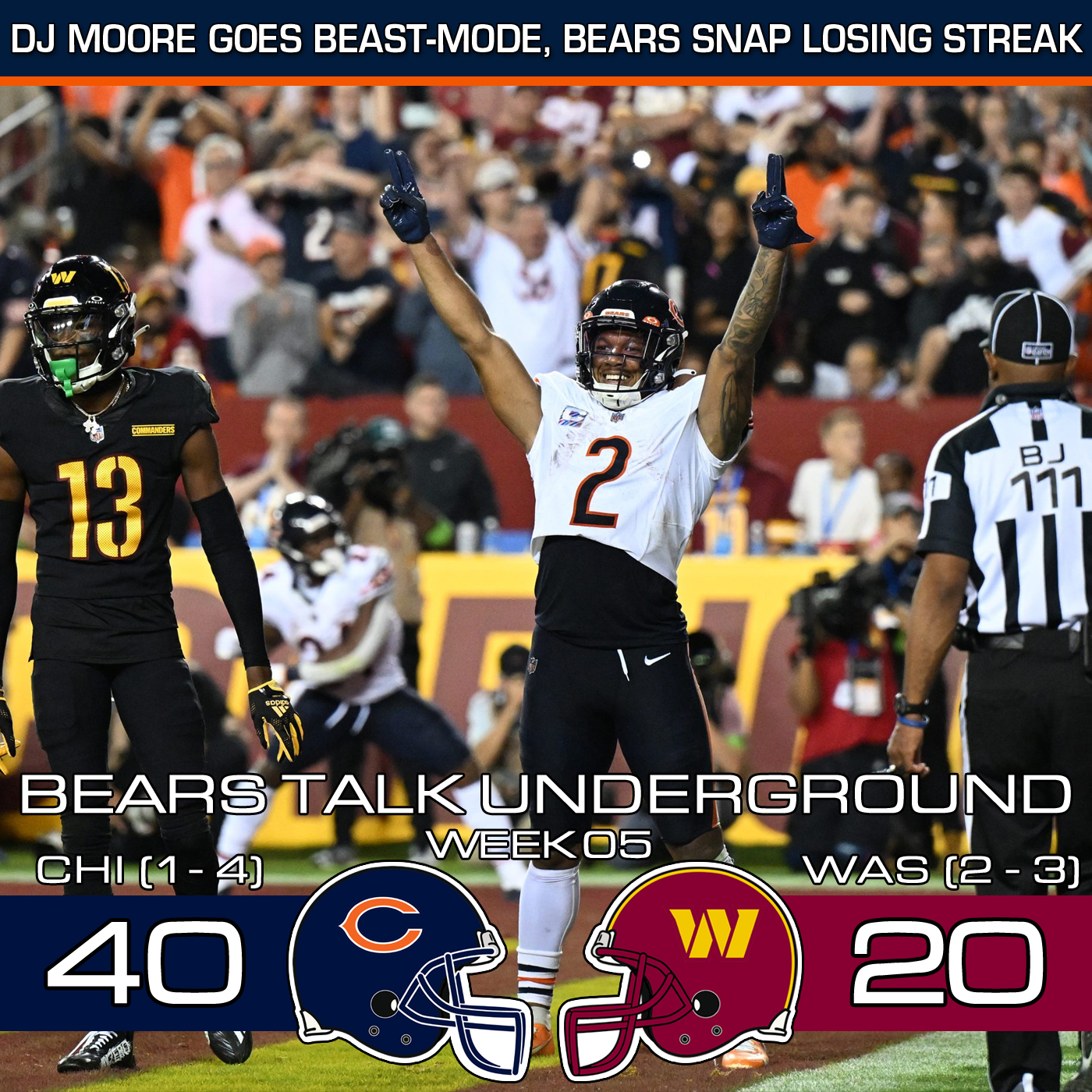 Week Five Review - 346 Days of Futility Ends With Win Over Washington episode artwork