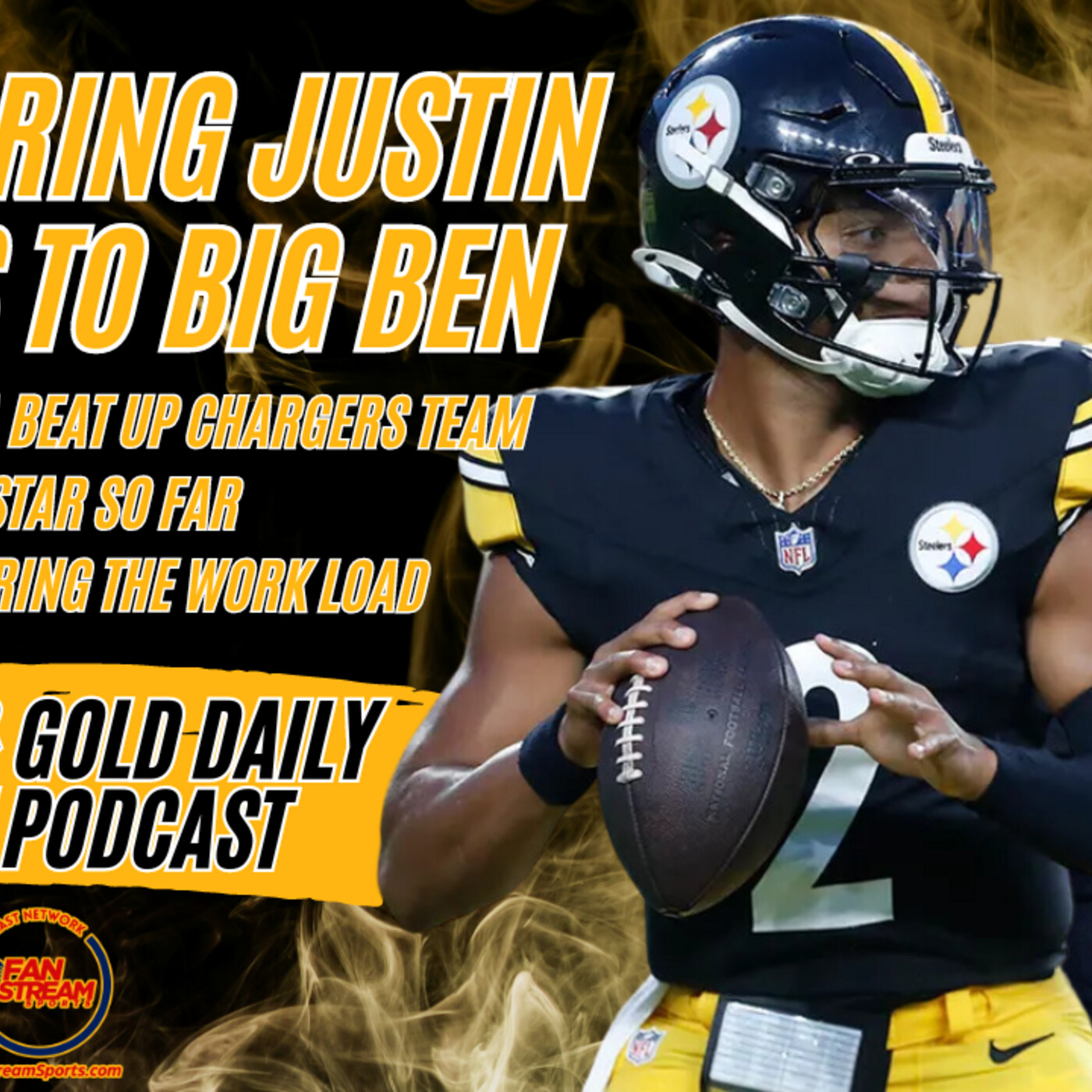 Comparing Steelers' Justin Fields to Ben Roethlisberger | Black & Gold Daily Blitz Podcast episode artwork