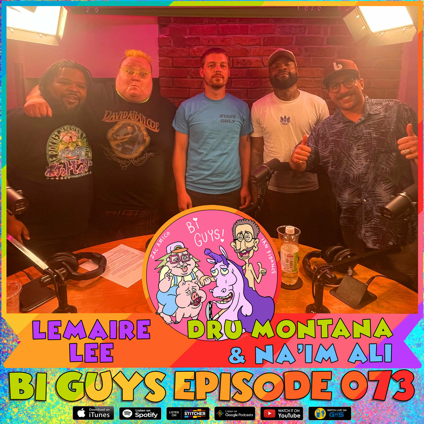 Episode #073 - Gay Asian Egg - LeMaire Lee, Dru Montana, & Na'im Ali