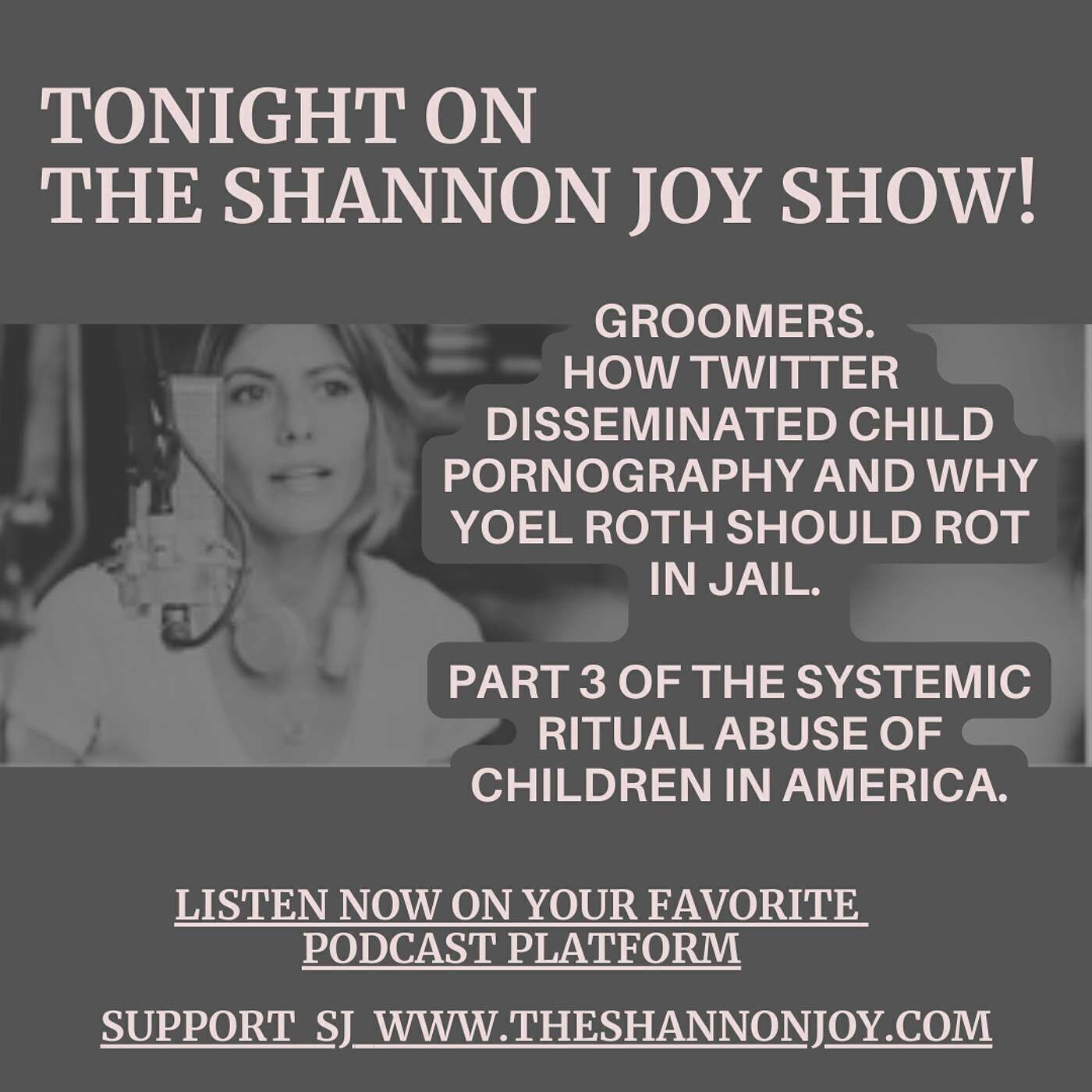 Wednesday, December 14 - GROOMERS. How Twitter Enabled The Dissemination Of Child Pornography An Why Yoel Roth Should ROT In Jail.  Part 3 O