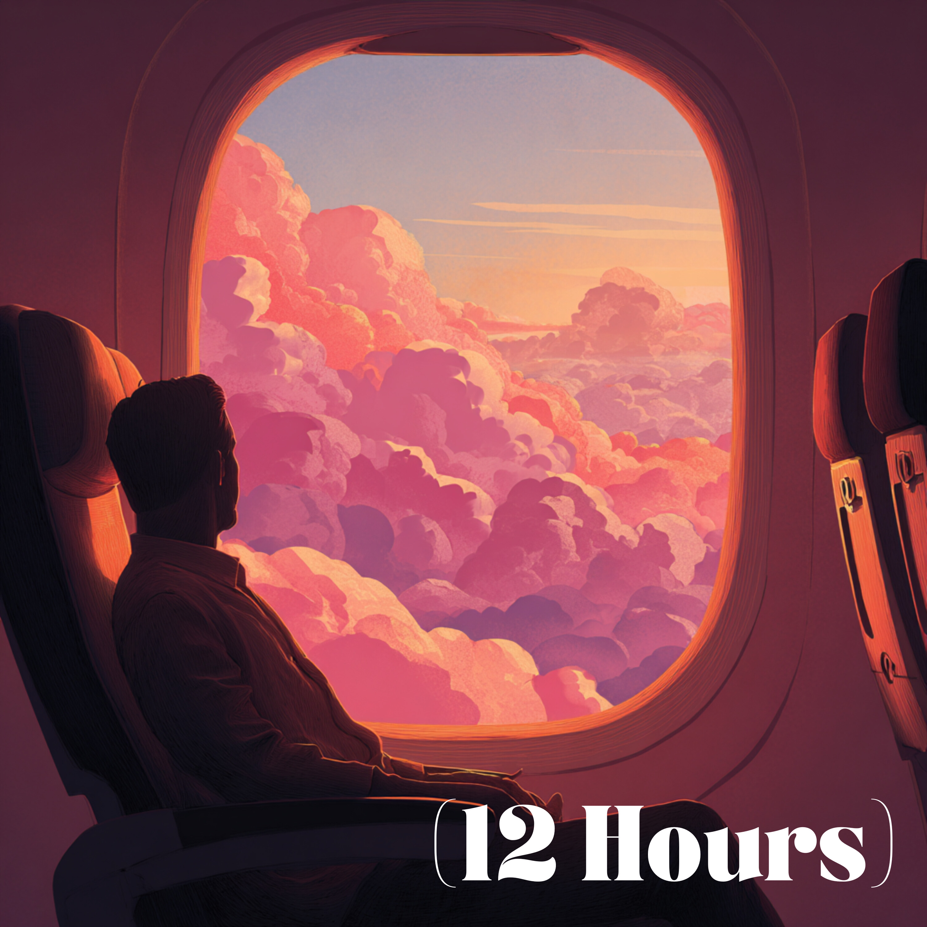 Airplane Cabin Ambience with Pink Noise | Sleep Sound (12 Hours)