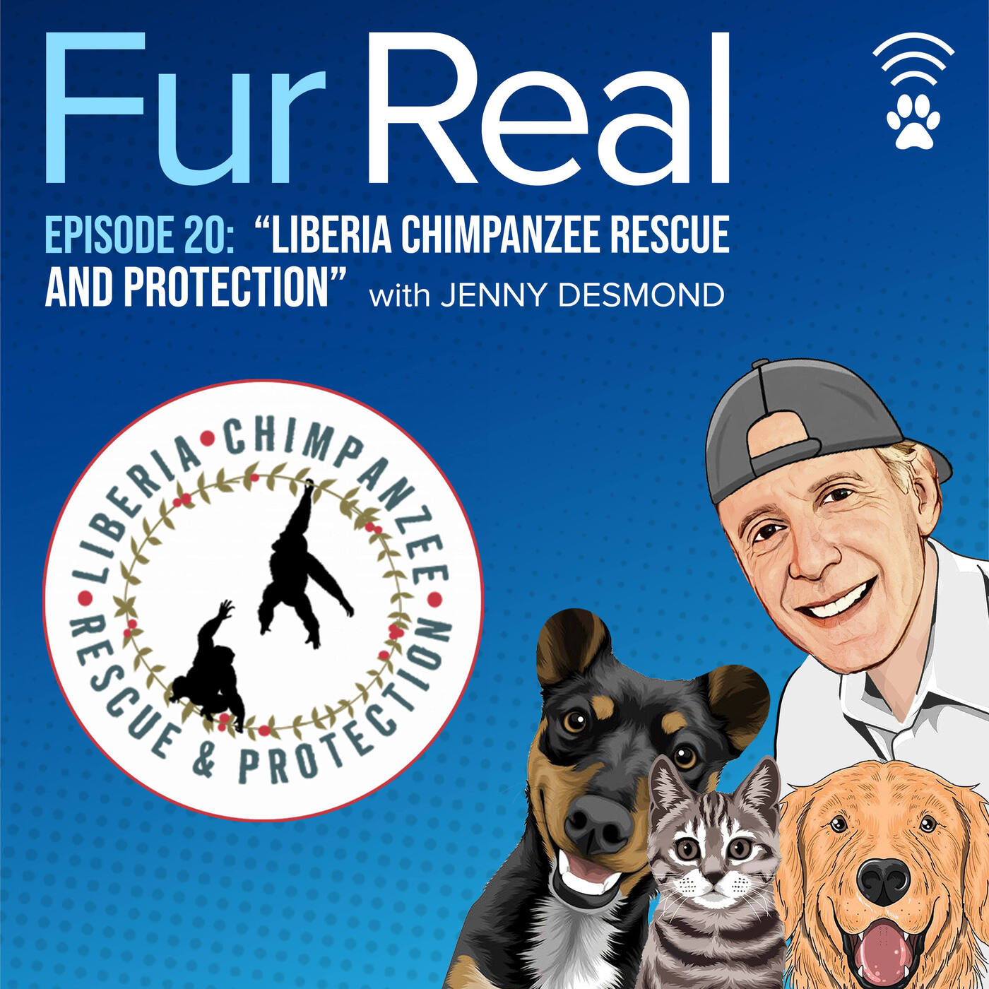 "LIBERIA CHIMPANZEE RESCUE AND PROTECTION" with Jenny Desmond