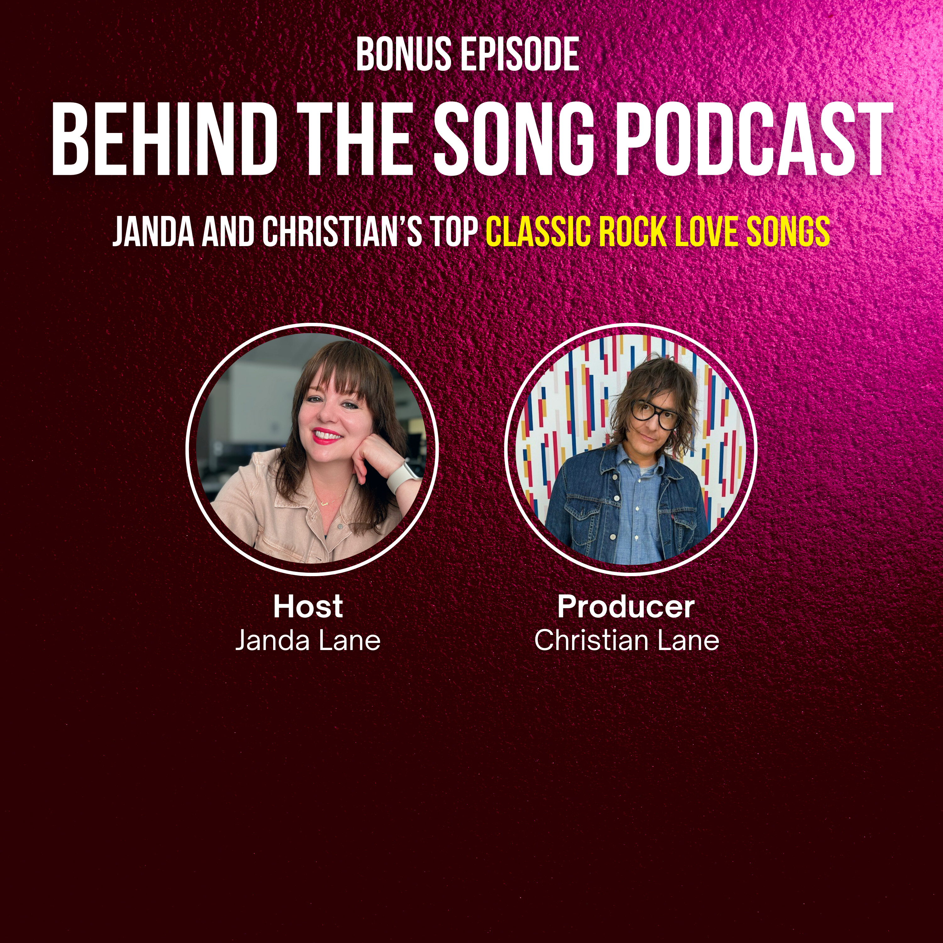 Janda and Christian's Top Classic Rock Love Songs