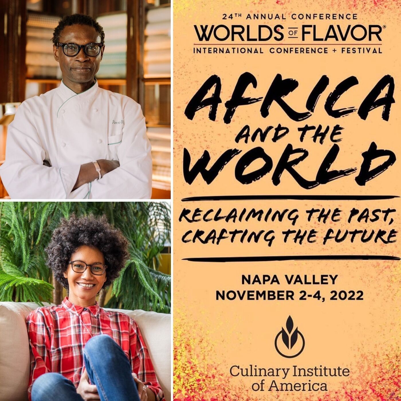 “On the Road” at Worlds of Flavor 2022 in Napa, CA With Pierre Thiam and Zoe Adjonyoh