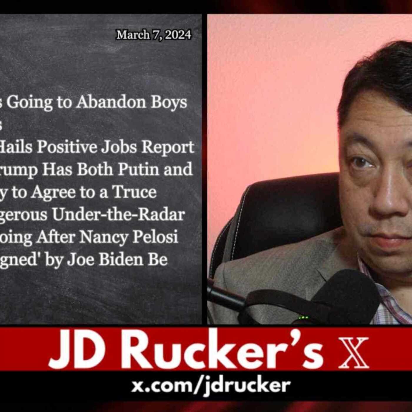 JD Rucker Show: Most Dangerous Democrat, Biden's Autopen, Peacemaker Trump, and More