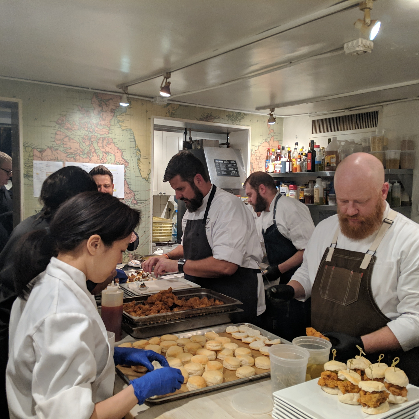 Chef Daniel Doyle at the James Beard House