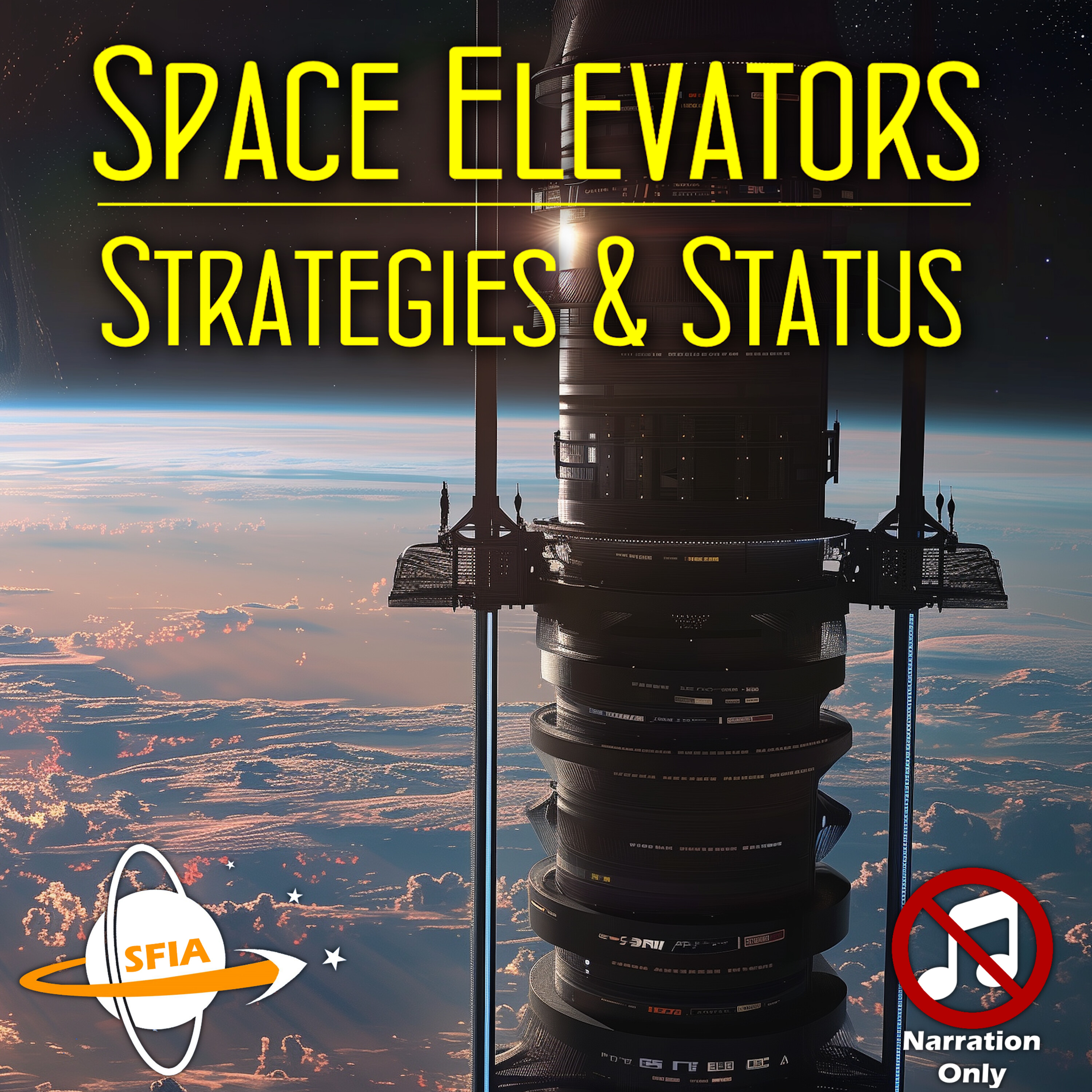 Space Elevators: Strategies & Status (Narration Only) - podcast episode cover