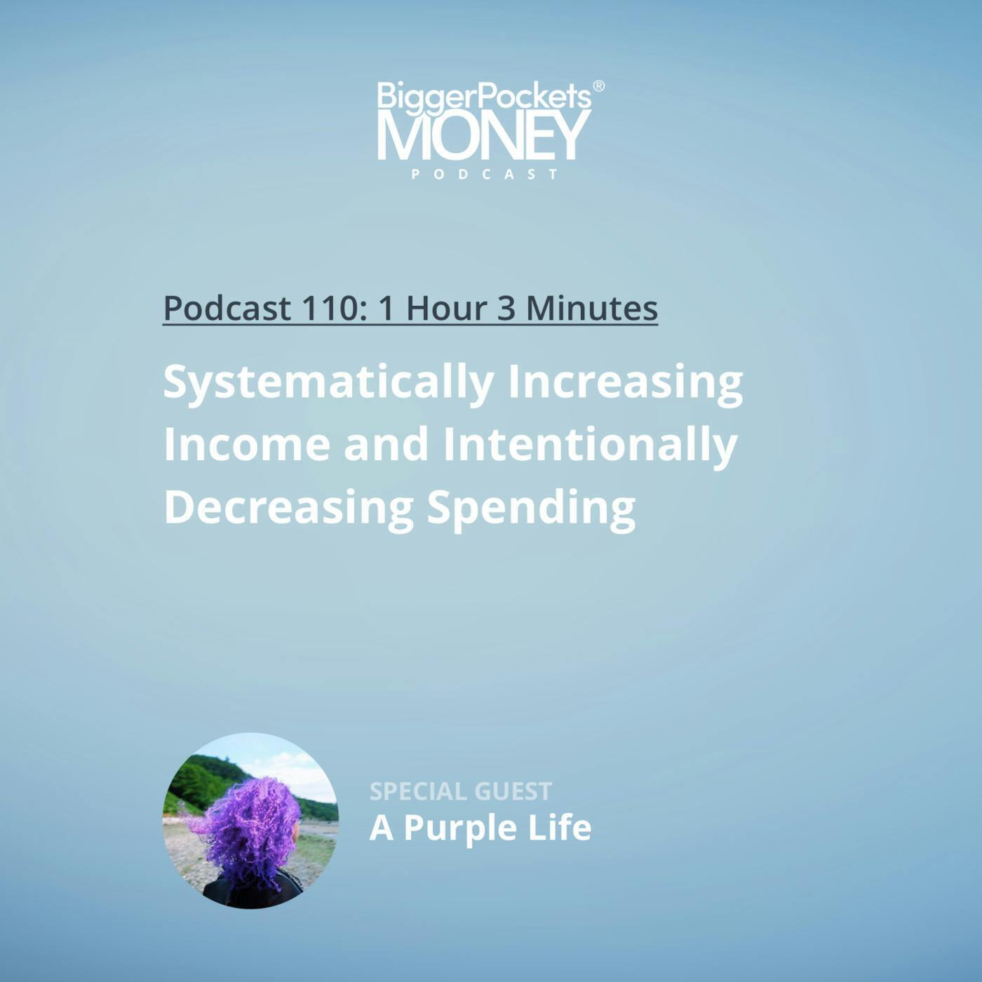 110: Systematically Increasing Income and Intentionally Decreasing Spending with A Purple Life