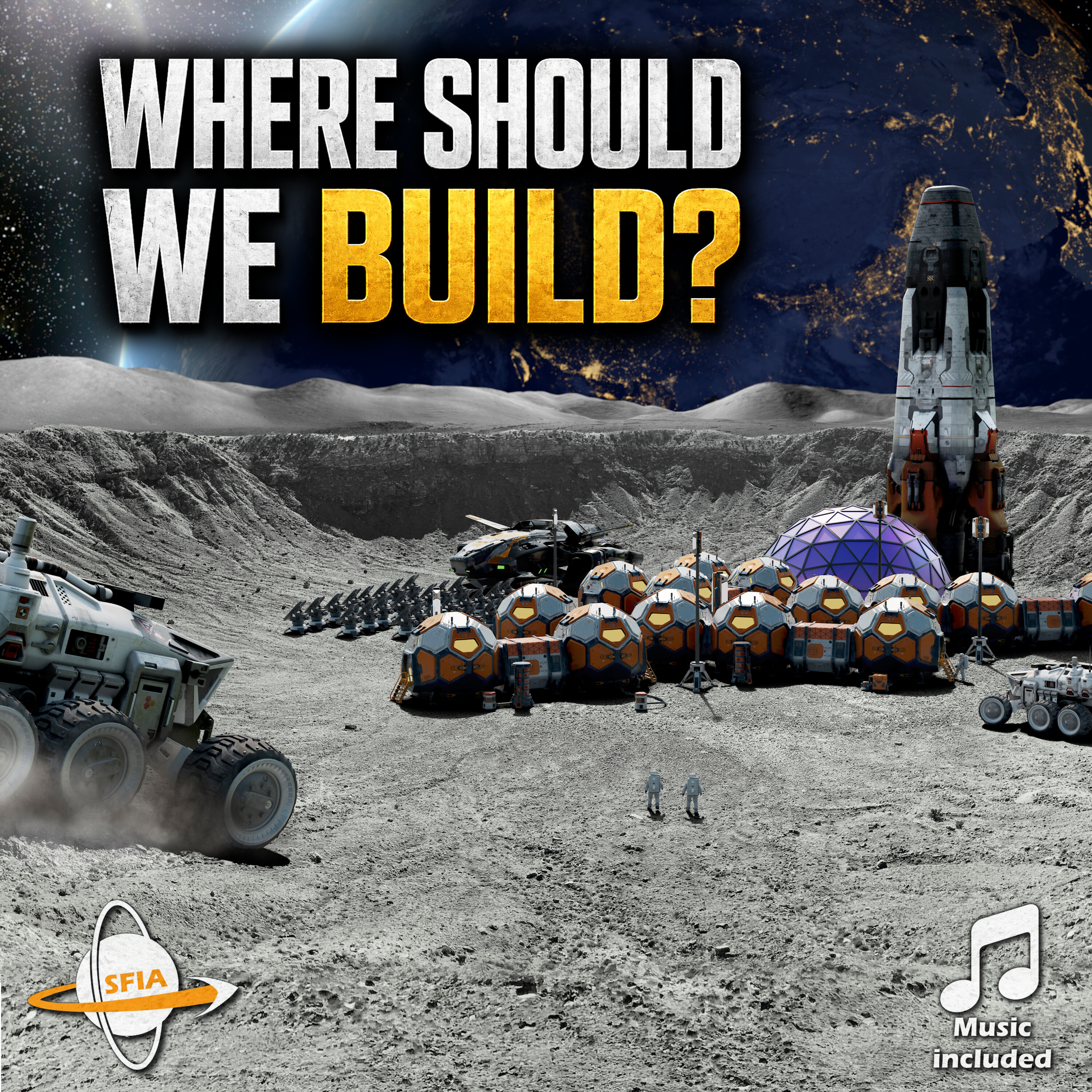 The Moon Base: Shackleton Crater vs Other Sites episode artwork