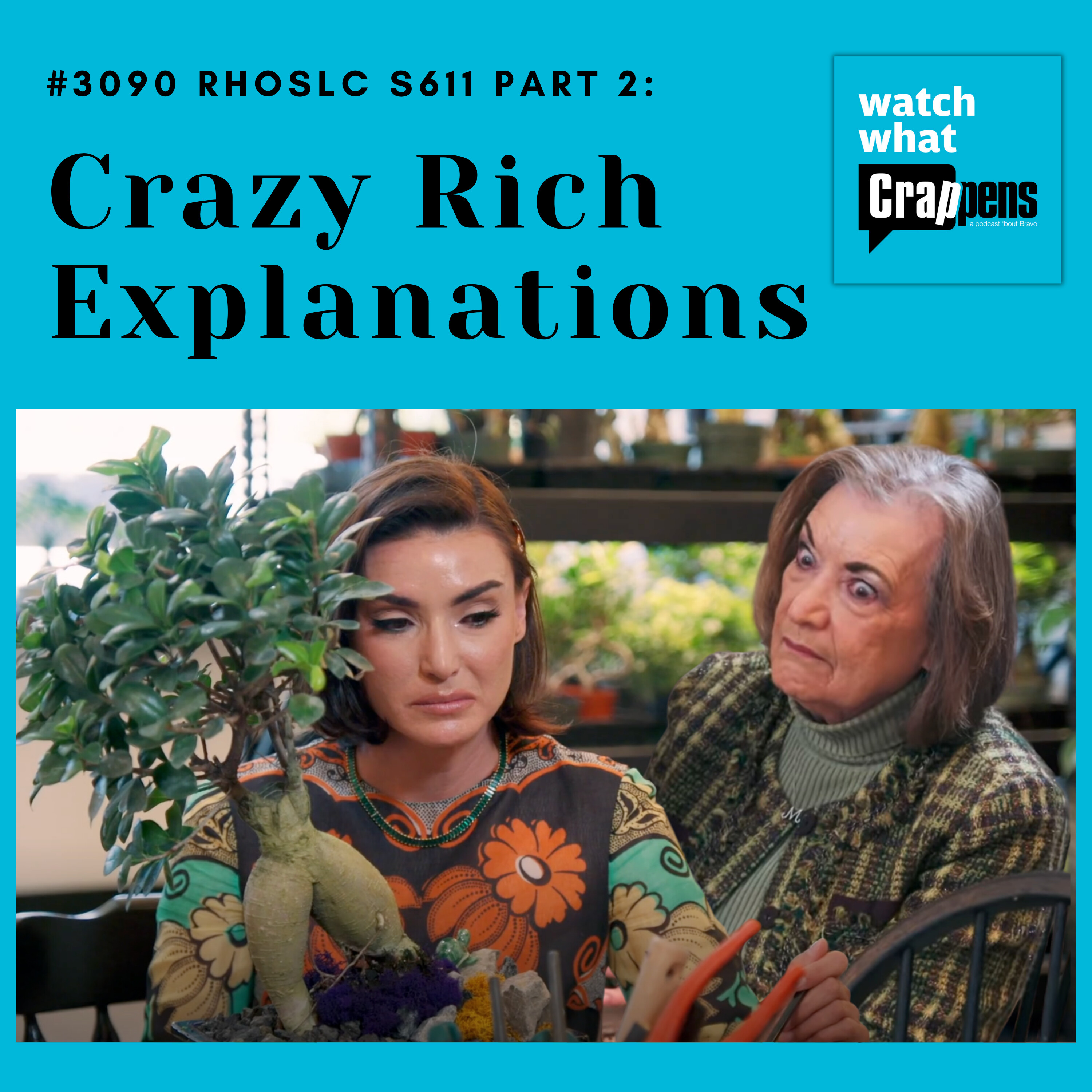 #3090 RHOSLC S611 Part Two: Crazy Rich Explanations