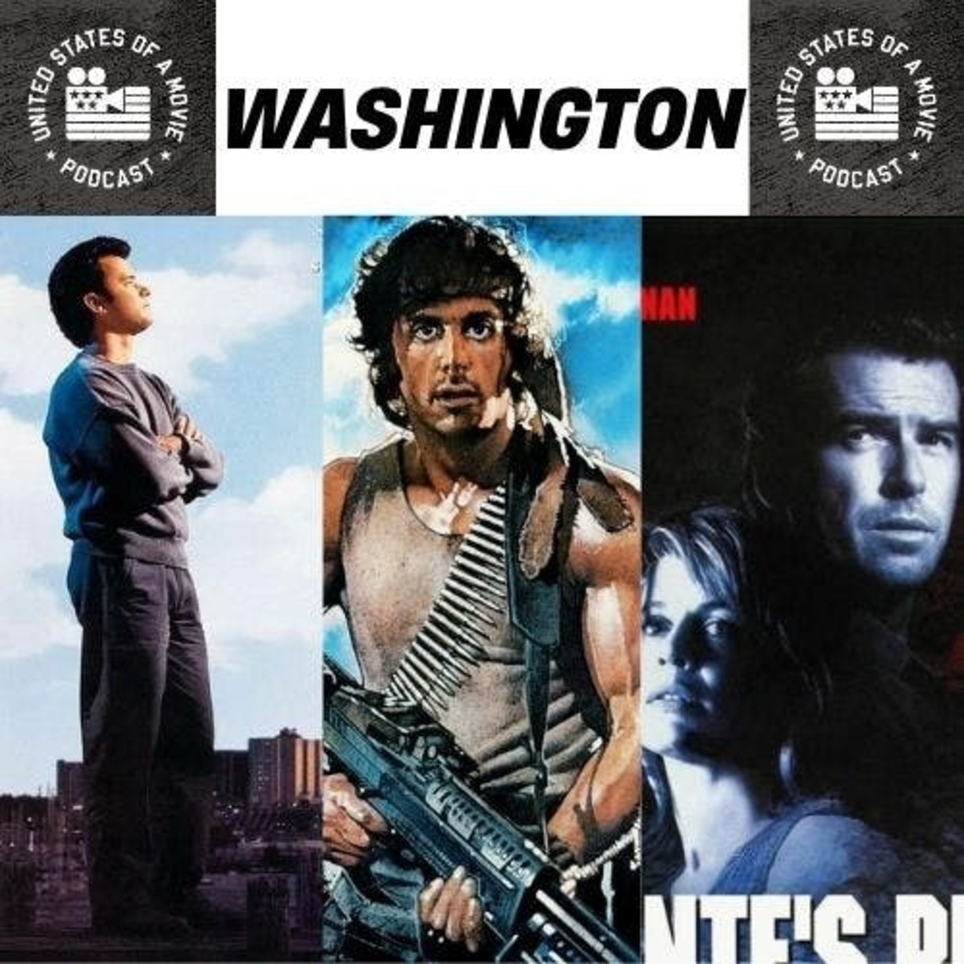 Monday Rewind - Washington:- Sleepless In Seattle vs First Blood vs Dantes Peak episode artwork