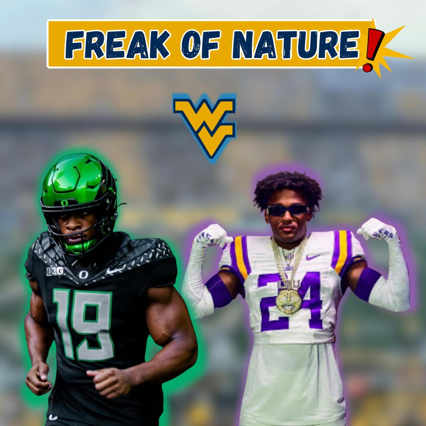FREAK Athlete Commits to WVU Football! | WVU Basketball Beats Colorado episode artwork