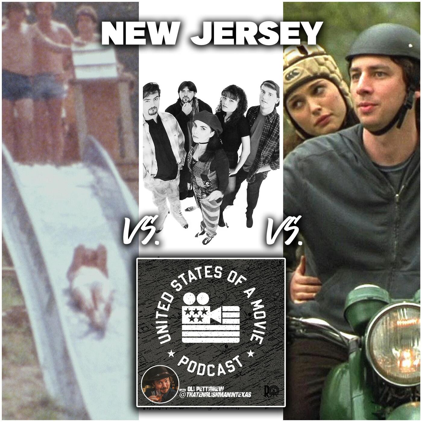 New Jersey: Clerks vs Garden State vs Class Action Park episode artwork