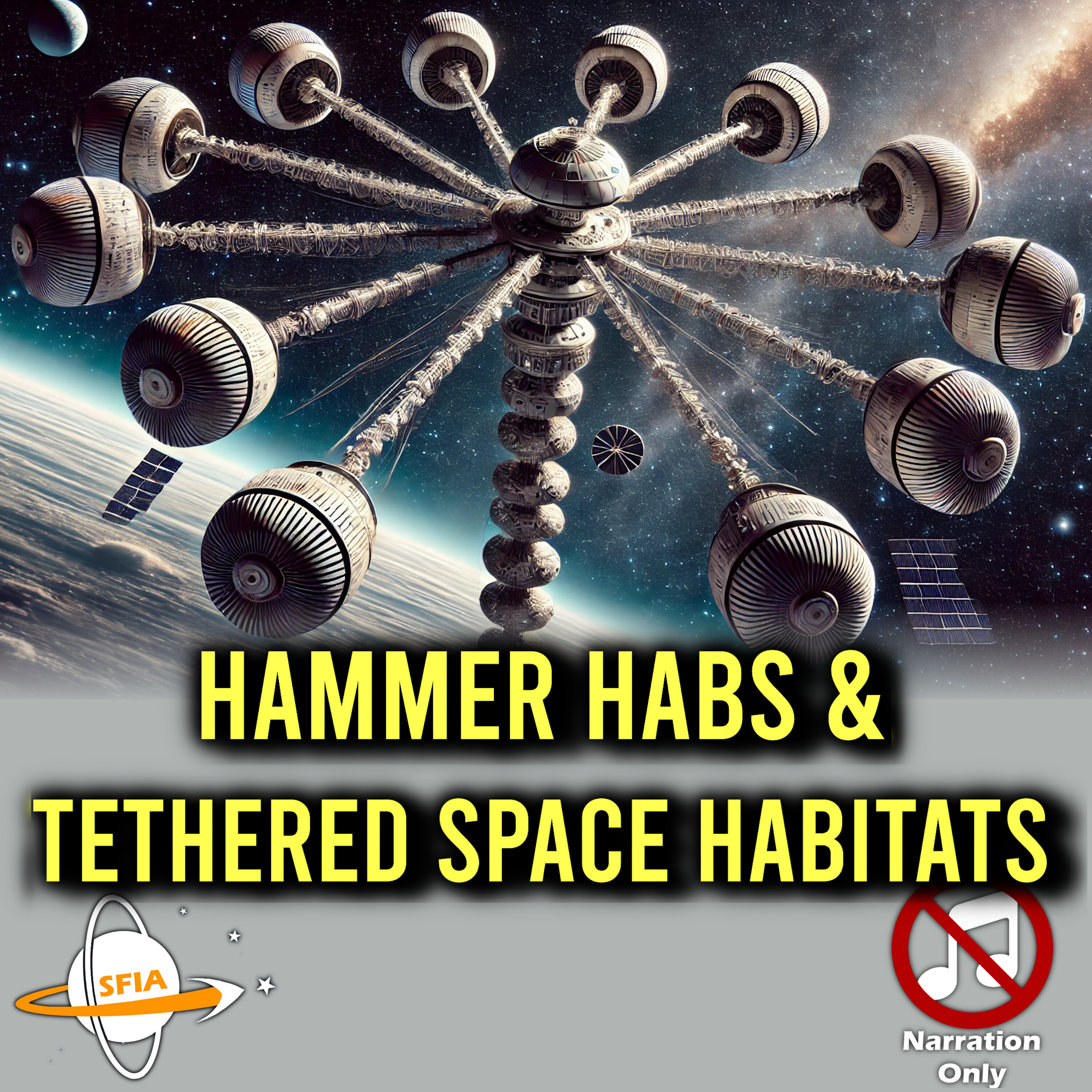 Hammer Habs & Tethered Space Habitats (Narration Only) - podcast episode cover