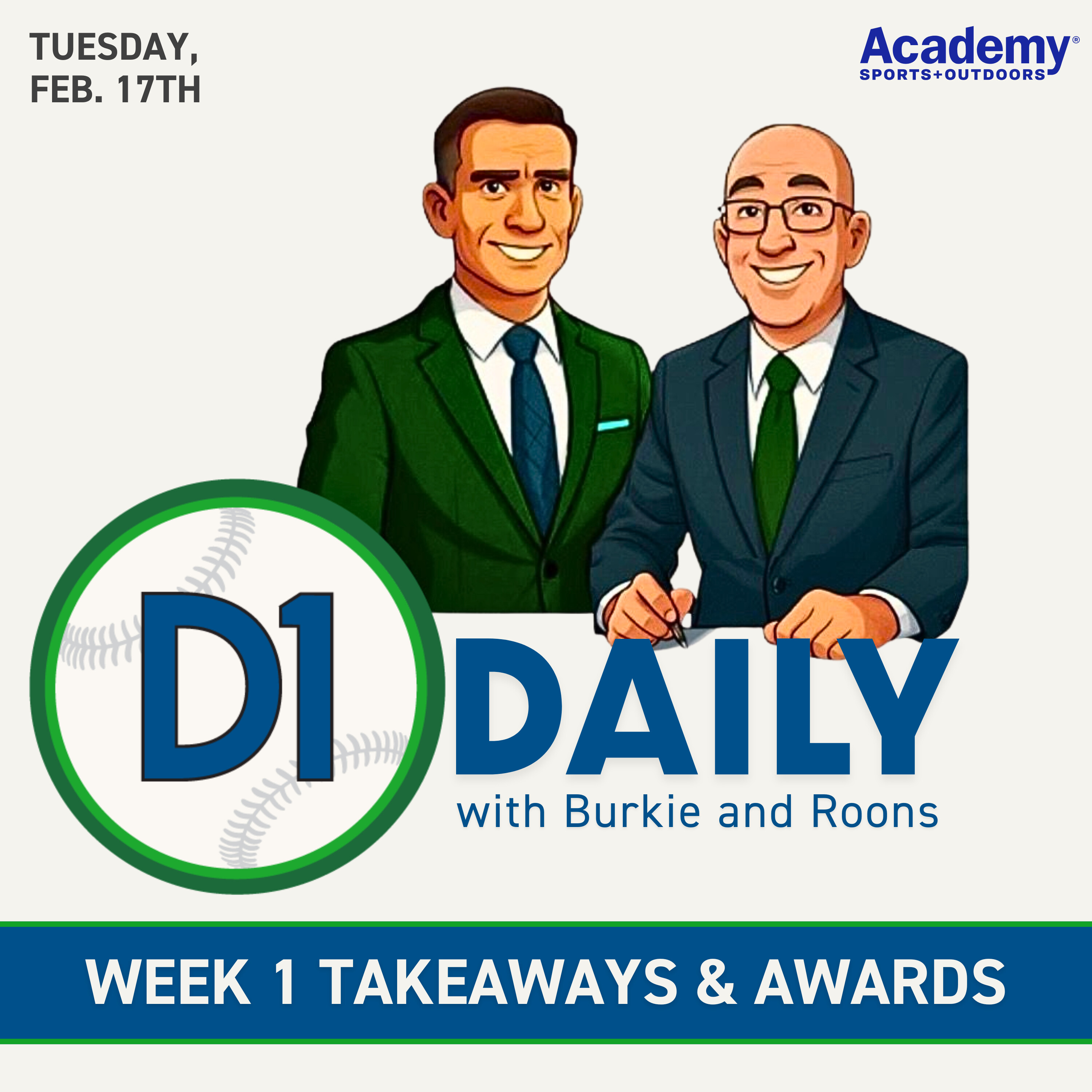 Week 1 Takeaways, "Hey Nows" and "Real Dudes" [D1 Daily]