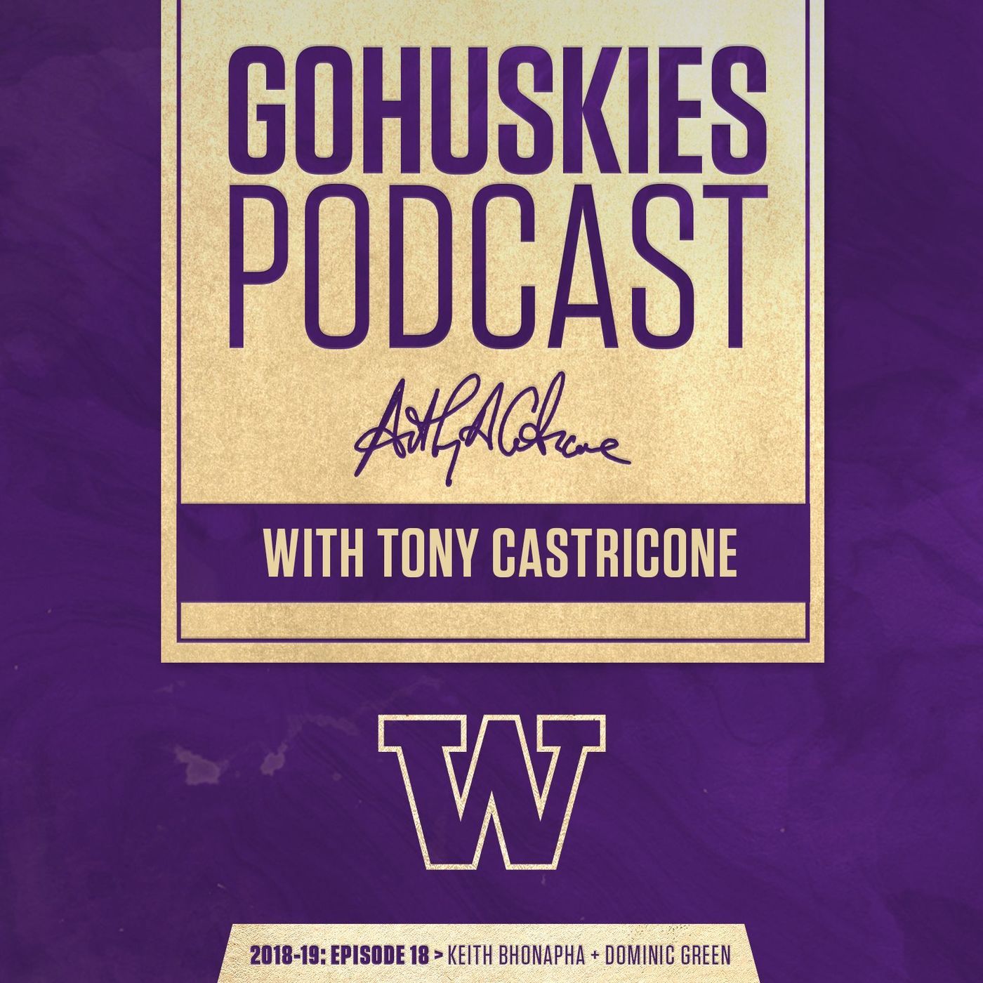 GoHuskies Podcast: 2018-19 > Episode 18 >  Keith Bhonapha + Dominic Green episode artwork