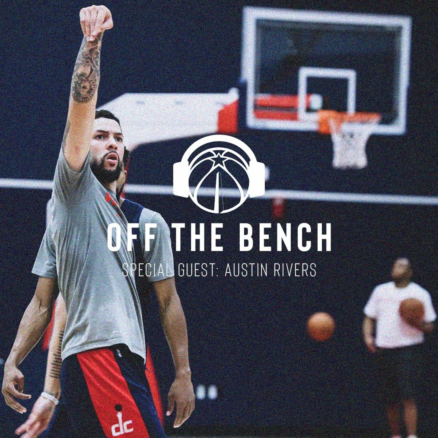 Austin Rivers on #WizCamp, Wall and Beal, Fatherhood episode artwork
