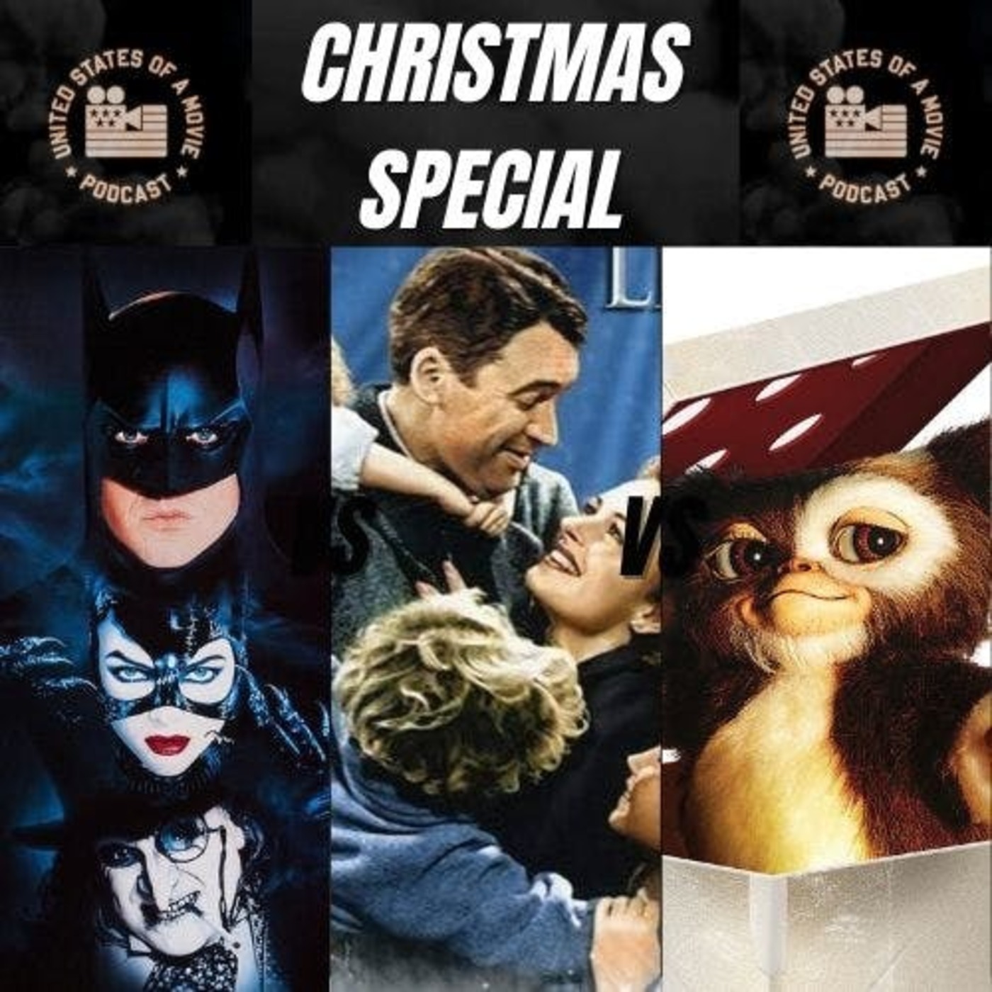 (Monday Rewind) Christmas Special: It's A Wonderful Life vs Gremlins vs Batman Returns episode artwork