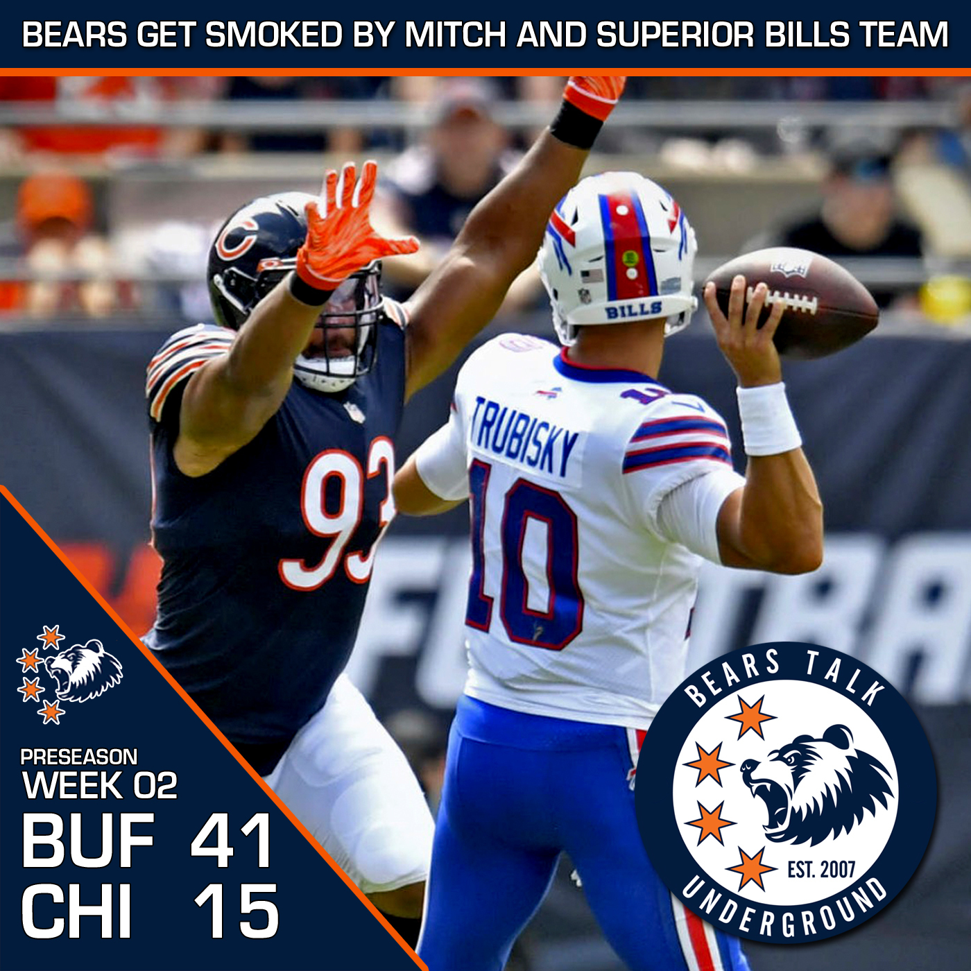 Pre-Season Week Two Review - Mitch Torches Bears in Soldier Field Return episode artwork