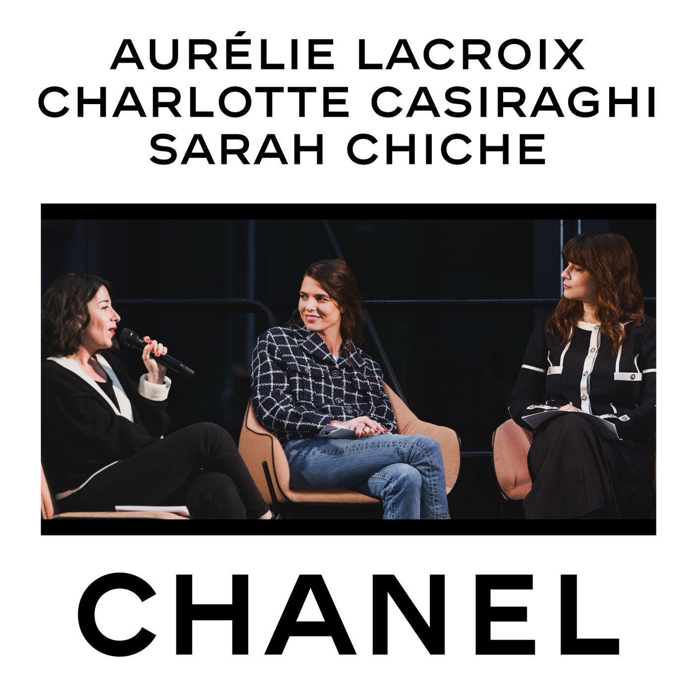 CHANEL Rendez-vous littéraires — Édition spéciale au festival MOT pour Mots avec Sarah Chiche, Aurélie Lacroix et Charlotte Casiraghi