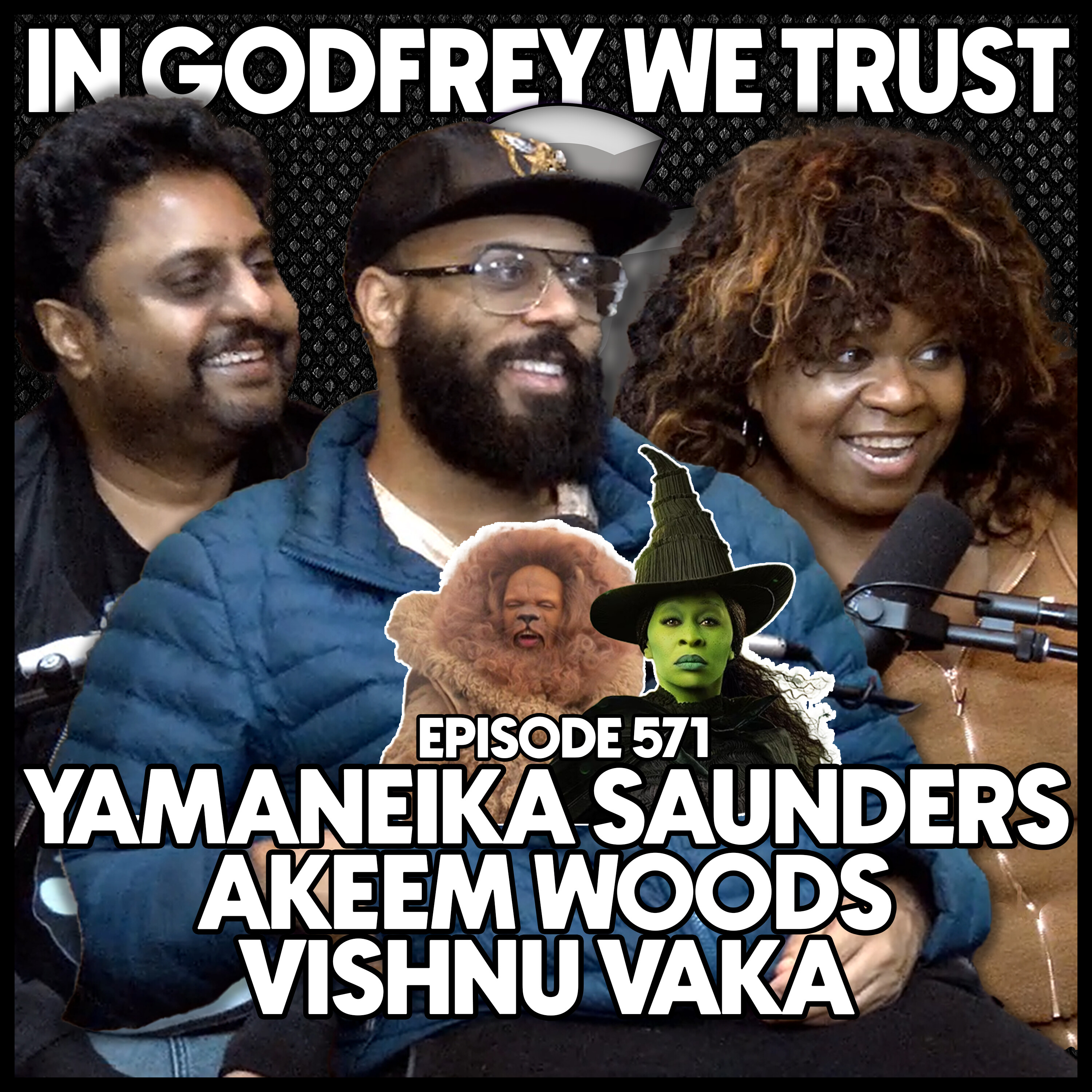 571. Yamaneika Saunders Has A NEW Special | w/ Akeem Woods & Vishnu Vaka episode artwork