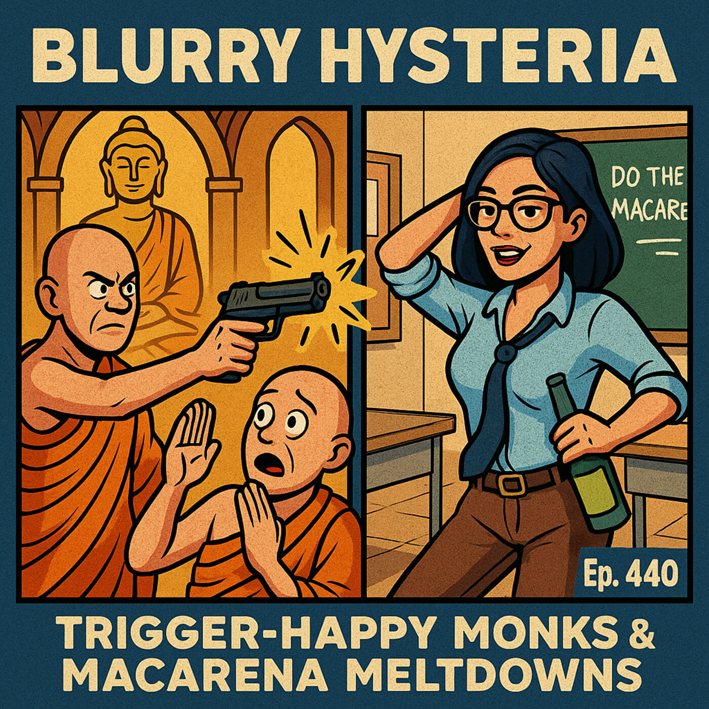 Blurry Hysteria: Trigger-Happy Monks & Macarena Meltdowns | 440 Blurry Hysteria: Trigger-Happy Monks & Macarena Meltdowns | 440
