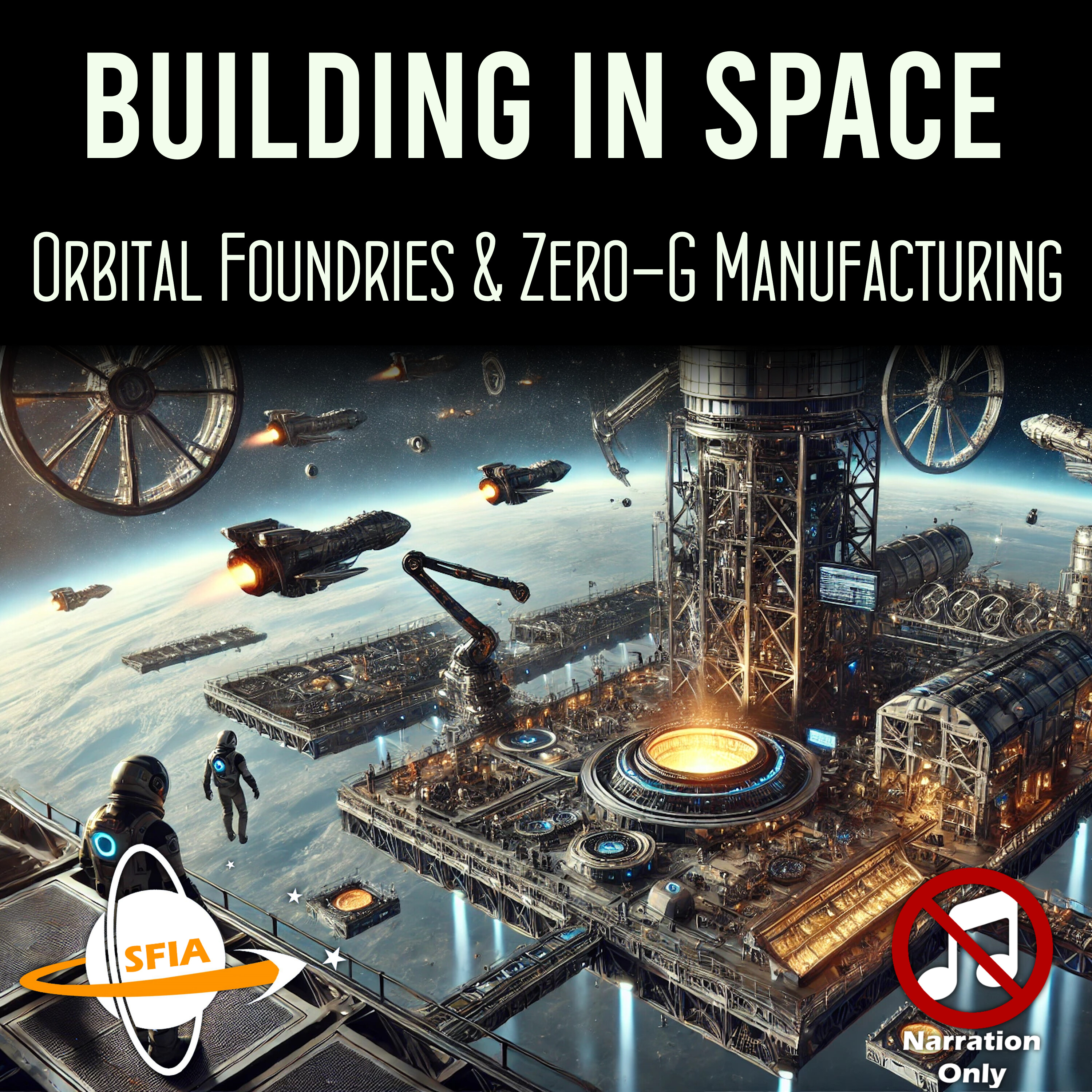Orbital Foundries & Zero-G Manufacturing - Building in Space (Narration Only)