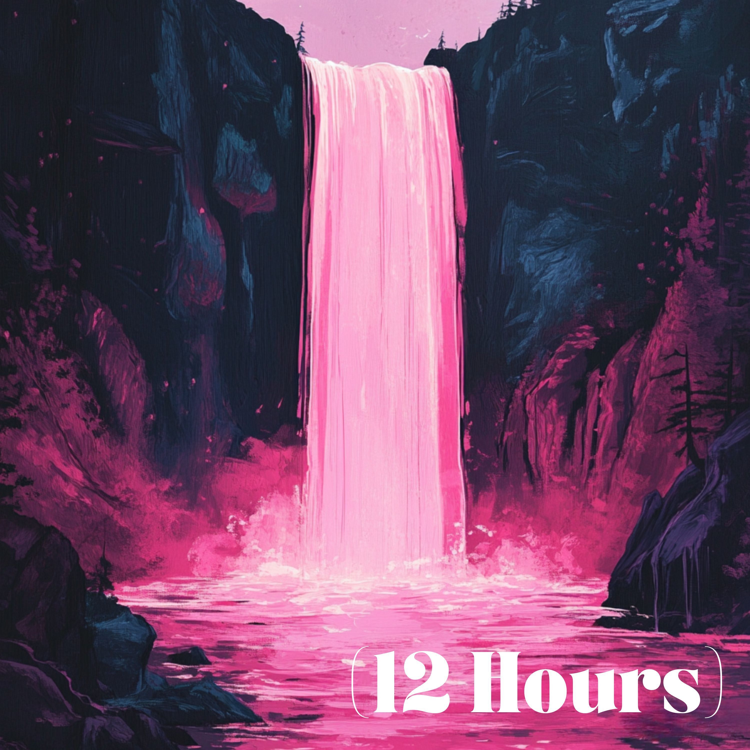 Pink Noise Waterfall | Sleep Sound (12 Hours)