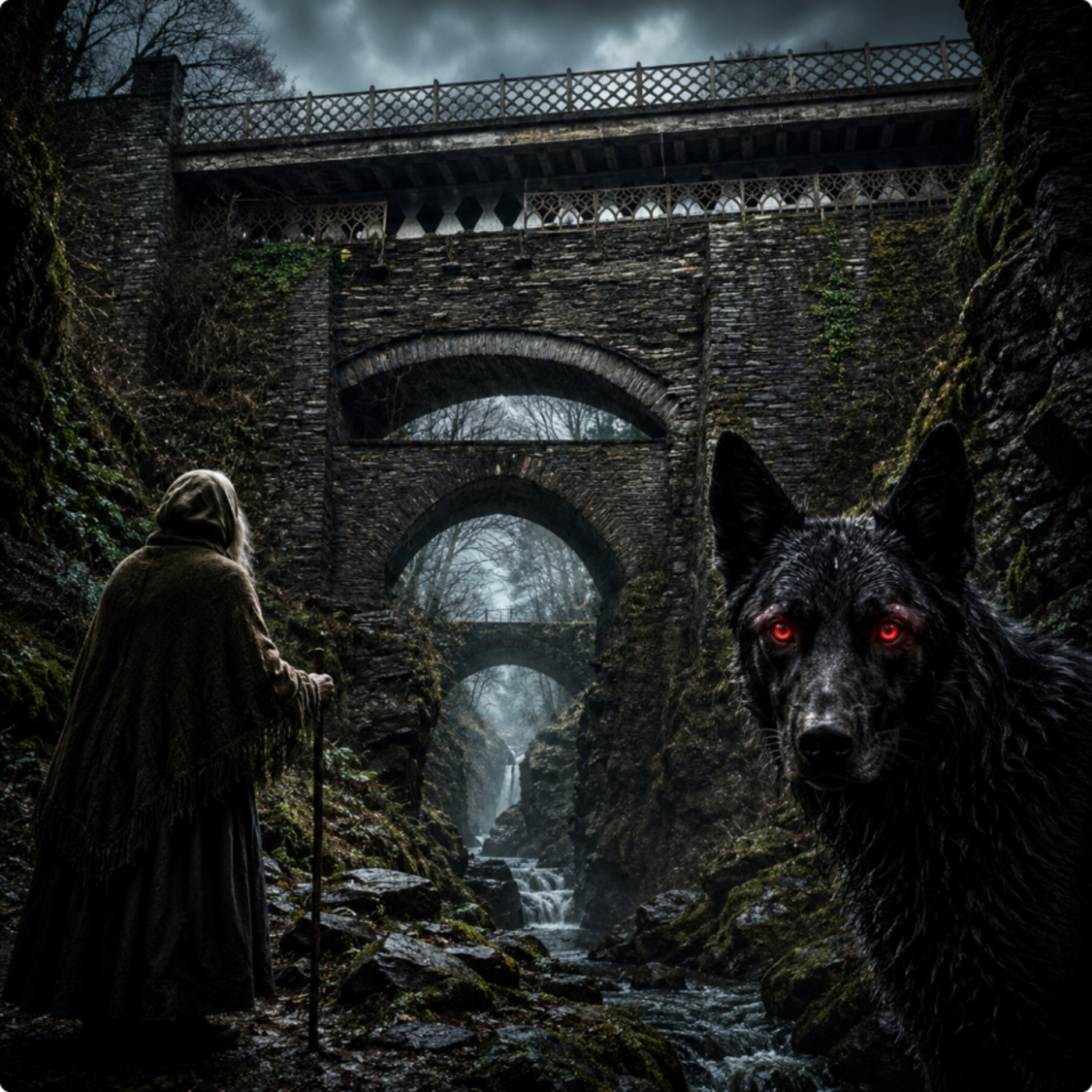 Devil's Bridge, Wales - The Legend of the Devil's Bargain and the Black Dog of Pontarfynach