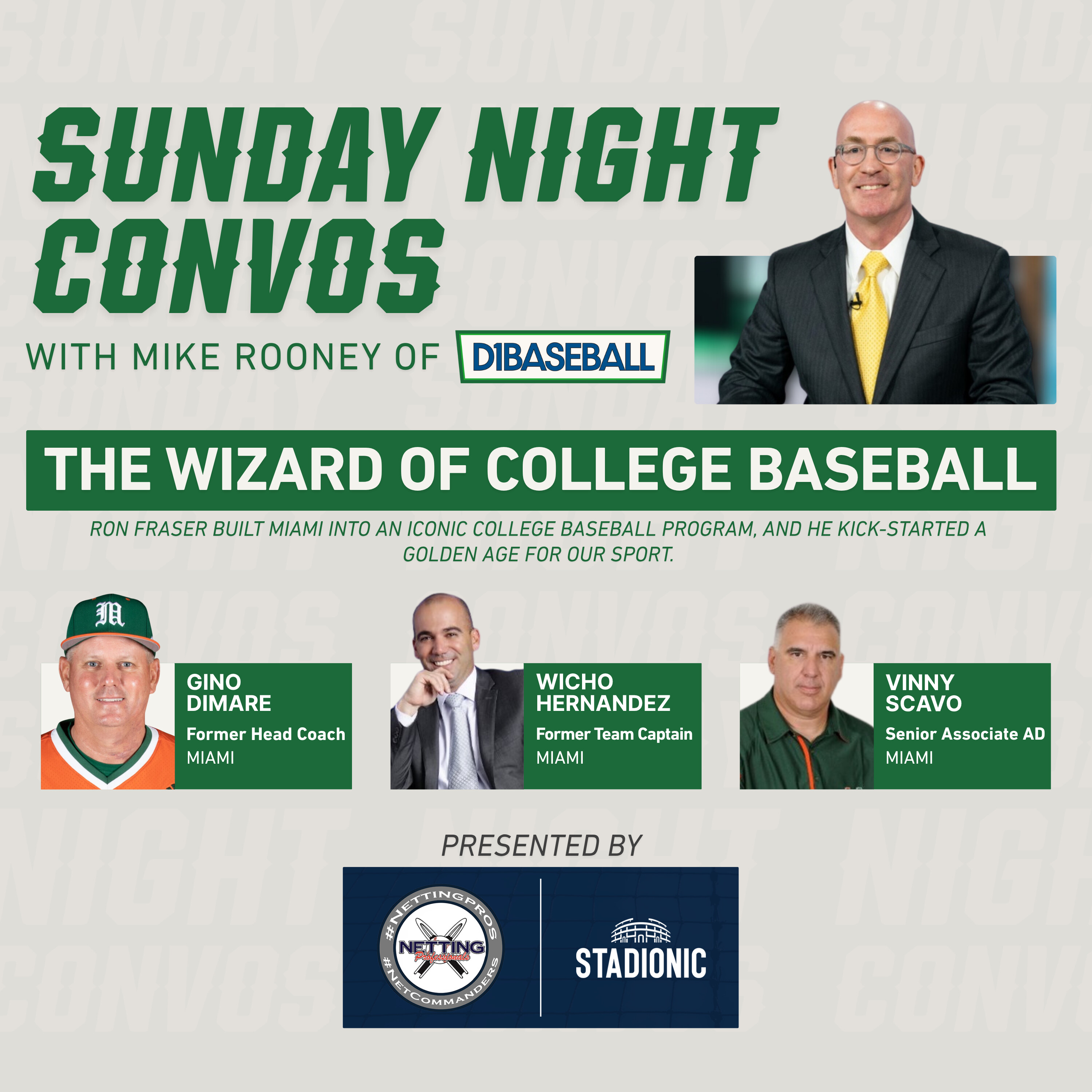 Ron Fraser: The Wizard Of College Baseball [Sunday Night Conversations]