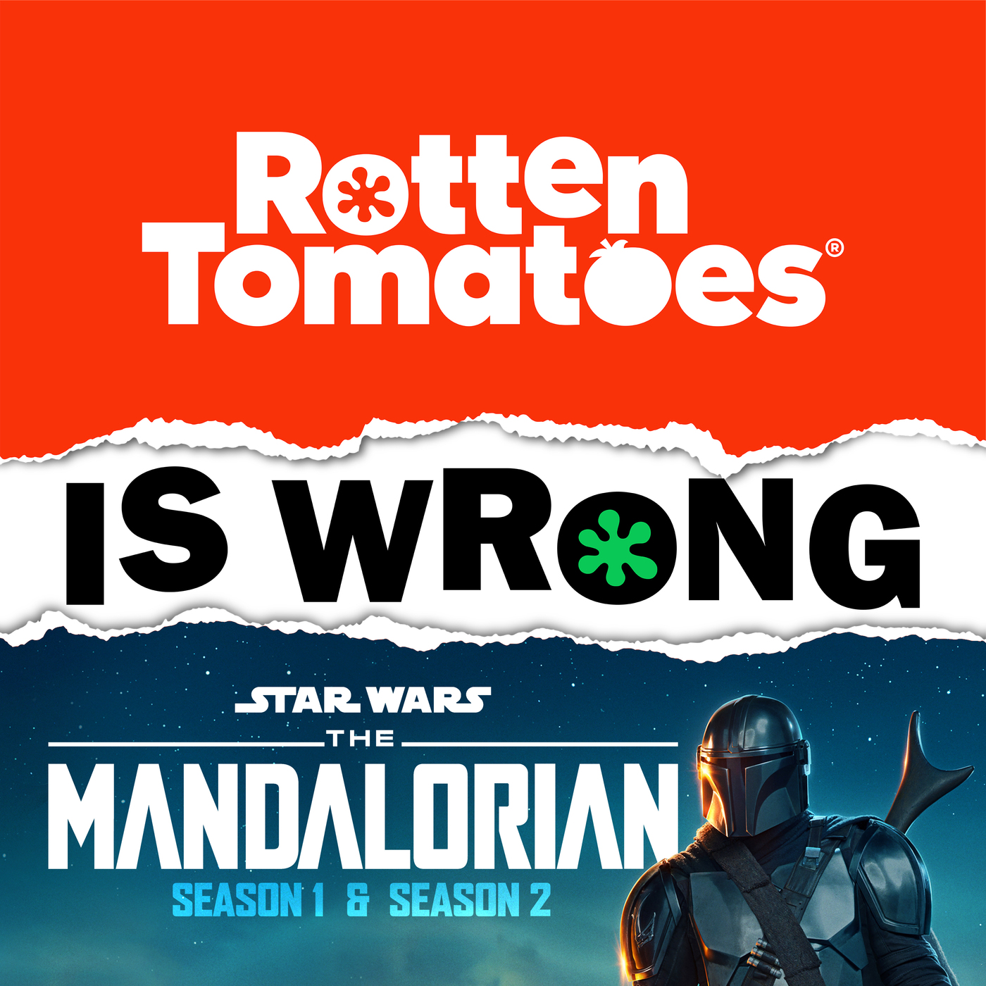 Rotten Tomatoes - The official poster for The Mandalorian