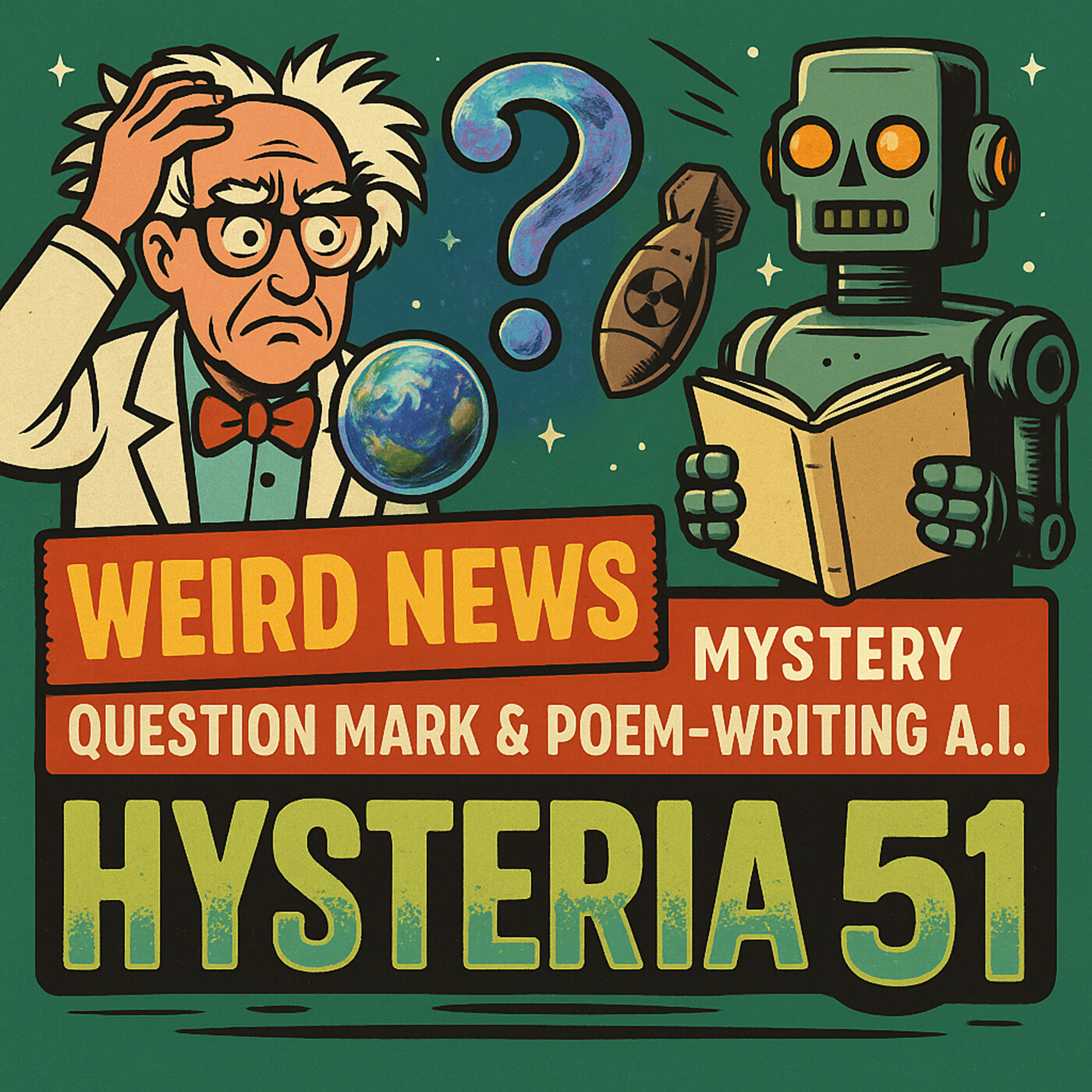 Space Mystery & Weaponized AI Poetry: Weird News on Hysteria 51 | 460
